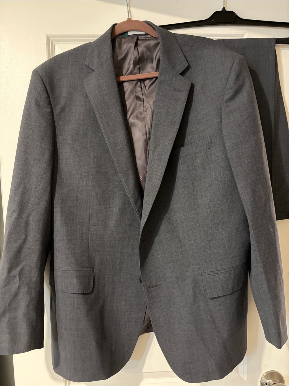 Brooks Brothers Gray Men's Two-Piece Suit Jacket